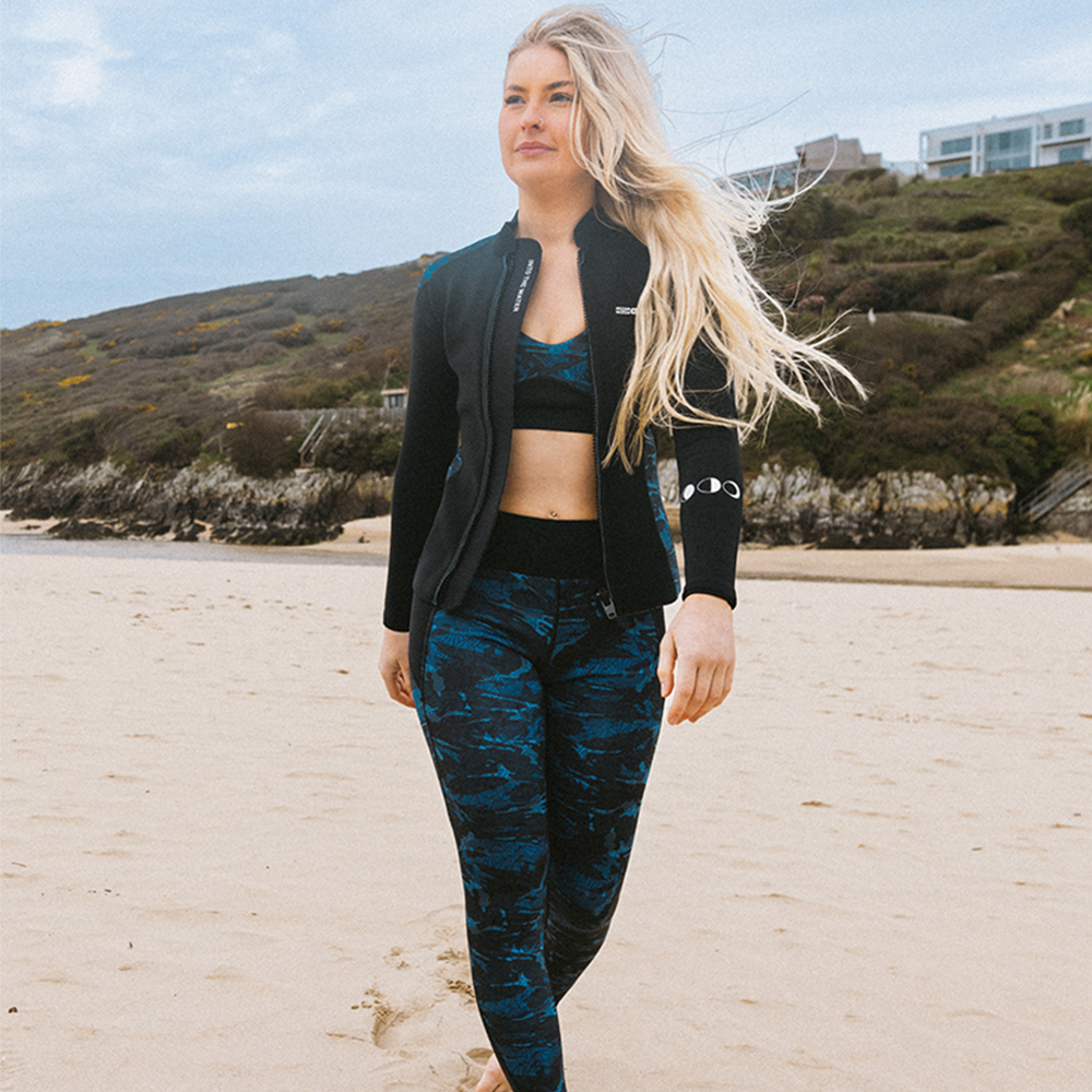 2025 Gul Womens Luna7 SUP Bra LA0303-C1 - Nu Wave Camo / Black